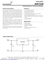 AAT3220IGY-2.9-T1 datasheet pdf Skyworks Solutions