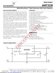 AAT3238IGU-3.3-T1 datasheet pdf Skyworks Solutions