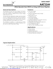 AAT3244ITP-AA-T1 datasheet pdf Skyworks Solutions