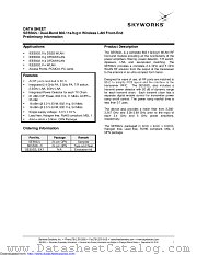 SE5502L-R datasheet pdf Skyworks Solutions