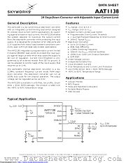AAT1138IRN-0.6-T1 datasheet pdf Skyworks Solutions