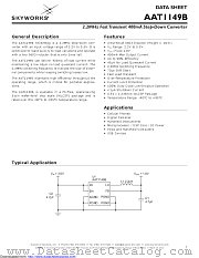 AAT1149B datasheet pdf Skyworks Solutions