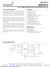 AAT2512IWP-AA-T1 datasheet pdf Skyworks Solutions