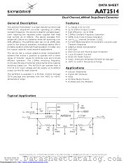 AAT2514 datasheet pdf Skyworks Solutions