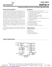 AAT2614IDG-3-T1 datasheet pdf Skyworks Solutions