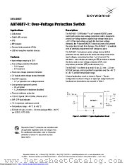 AAT4687-1IJQ-T1 datasheet pdf Skyworks Solutions