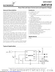 AAT4710IRN-T1 datasheet pdf Skyworks Solutions