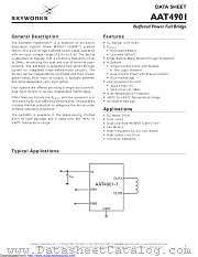 AAT4901IJS-1-T1 datasheet pdf Skyworks Solutions