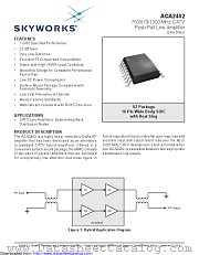 ACA2402 datasheet pdf Skyworks Solutions