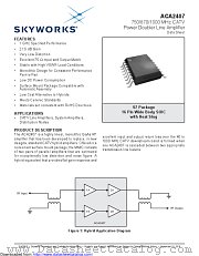 ACA2407RS7P2 datasheet pdf Skyworks Solutions