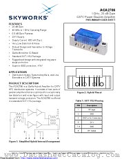 ACA2786P9 datasheet pdf Skyworks Solutions