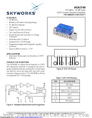 ACA3748 datasheet pdf Skyworks Solutions