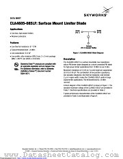CLA4605-085LF datasheet pdf Skyworks Solutions
