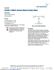 CLA4611-085LF datasheet pdf Skyworks Solutions
