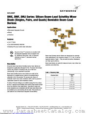 DMF2834-000 datasheet pdf Skyworks Solutions