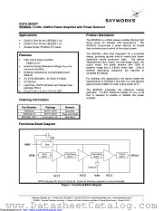 SE5003L datasheet pdf Skyworks Solutions