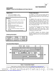 SE5007T datasheet pdf Skyworks Solutions