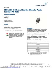 SMPA1304-011LF datasheet pdf Skyworks Solutions