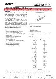 CXA1396D datasheet pdf SONY