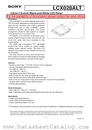 LCX028ALT datasheet pdf SONY