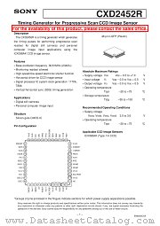 CXD2452R datasheet pdf SONY