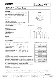 SLD327YT datasheet pdf SONY