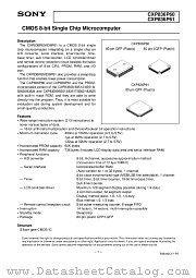 CXP836P61 datasheet pdf SONY