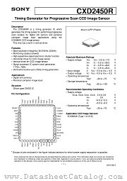 CXD2450R datasheet pdf SONY