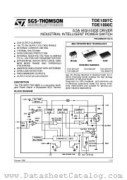 TDE1898CDP datasheet pdf ST Microelectronics