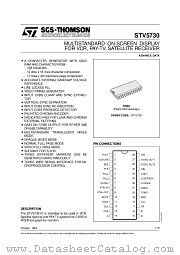 STV5730 datasheet pdf ST Microelectronics