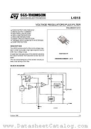 L4918 datasheet pdf ST Microelectronics