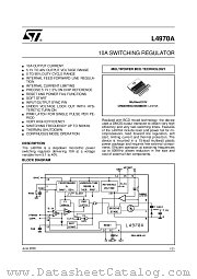 L4970A datasheet pdf ST Microelectronics