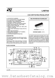 L4974A datasheet pdf ST Microelectronics