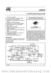 L4977A datasheet pdf ST Microelectronics