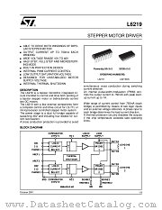 L6219DS datasheet pdf ST Microelectronics