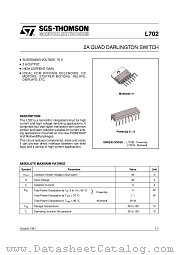 L702N datasheet pdf ST Microelectronics
