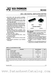 M3488Q1 datasheet pdf ST Microelectronics
