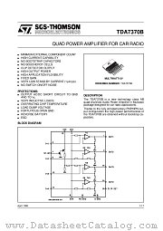 TDA7370B datasheet pdf ST Microelectronics