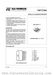 TDF1779A datasheet pdf ST Microelectronics