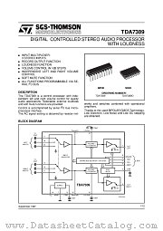 TDA7309 datasheet pdf ST Microelectronics