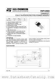 VNP14N04 datasheet pdf ST Microelectronics