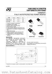 VNB10N07 datasheet pdf ST Microelectronics