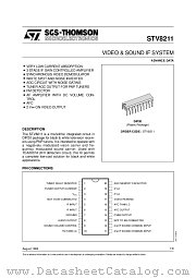 STV8211 datasheet pdf ST Microelectronics