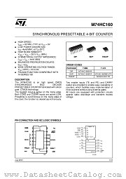 M74HC160B1R datasheet pdf ST Microelectronics