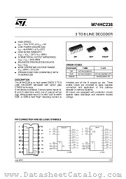 M74HC238TTR datasheet pdf ST Microelectronics