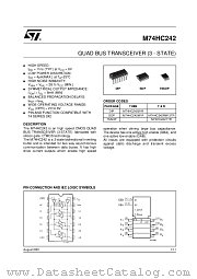 M74HC242TTR datasheet pdf ST Microelectronics