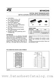 M74HC245B1R datasheet pdf ST Microelectronics