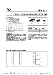 M74HC352TTR datasheet pdf ST Microelectronics