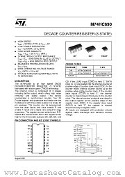 M74HC690M1R datasheet pdf ST Microelectronics