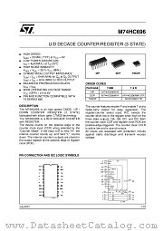 M74HC696TTR datasheet pdf ST Microelectronics